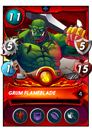 Grum Flameblade